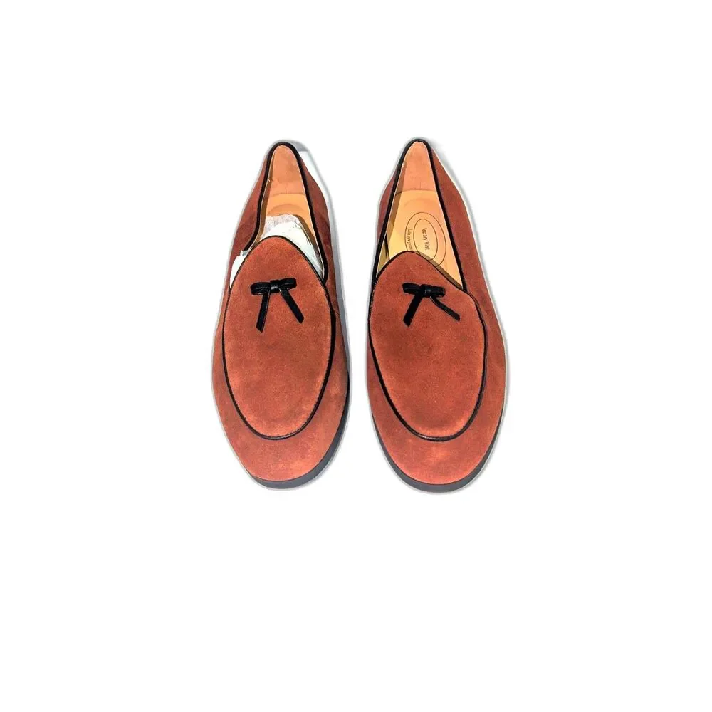 Journey West Men's Vintage Loafers Brown Size M11 - Picture 1 of 8